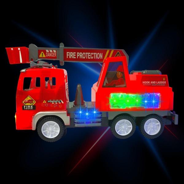 Caminhão De Bombeiro Brinquedo Realista C Som Luz Bate Volta - Fun Game Imagem de Caminhão De Bombeiro Brinquedo Realista C Som Luz Bate Volta