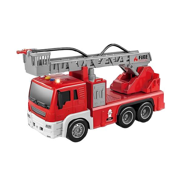Caminhão de Bombeiro com Fricção - FireTruck Luz e Som - Vermelho - 25cm - 1:16 - Yes Toys Imagem de Caminhão de Bombeiro com Fricção - FireTruck Luz e Som - Vermelho - 25cm - 1:16 - Yes Toys