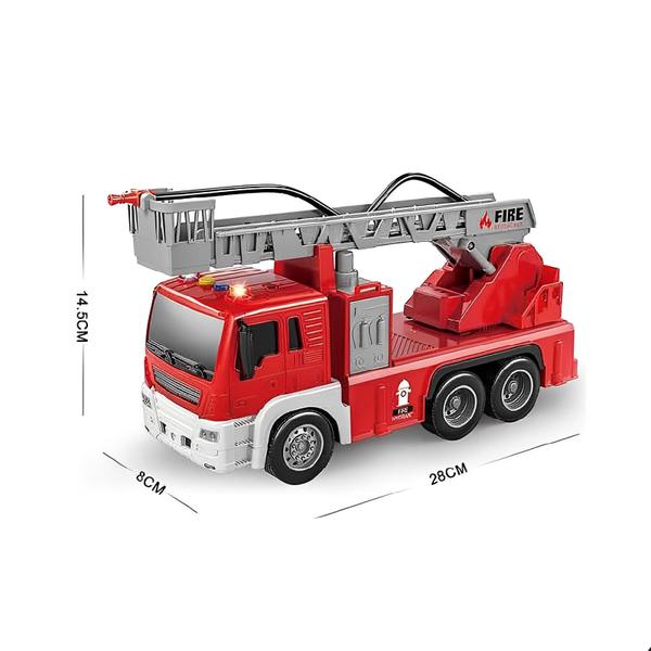 Caminhão de Bombeiro com Fricção - FireTruck Luz e Som - Vermelho - 25cm - 1:16 - Yes Toys Imagem de Caminhão de Bombeiro com Fricção - FireTruck Luz e Som - Vermelho - 25cm - 1:16 - Yes Toys