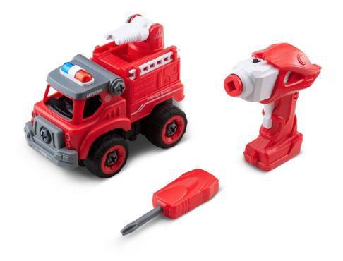 Imagem de Caminhão De Bombeiros Esguicho City Machine Multikids