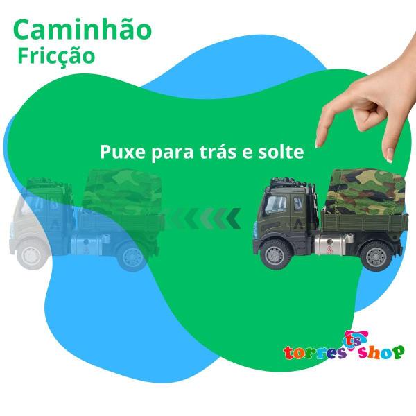 Imagem de Caminhão de Brinquedo Fricção Puxe para trás e solte Veloz e Radical Unik