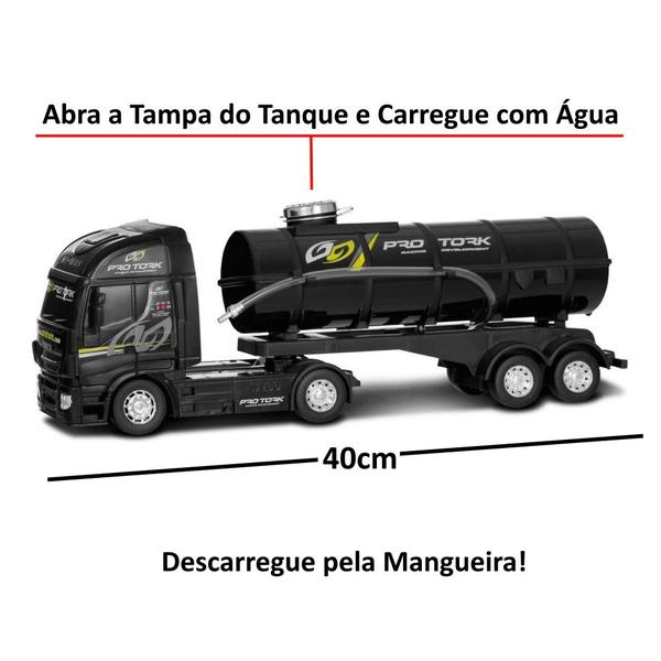 Imagem de Caminhão de Brinquedo Iveco Realista Pro Tork Tanque