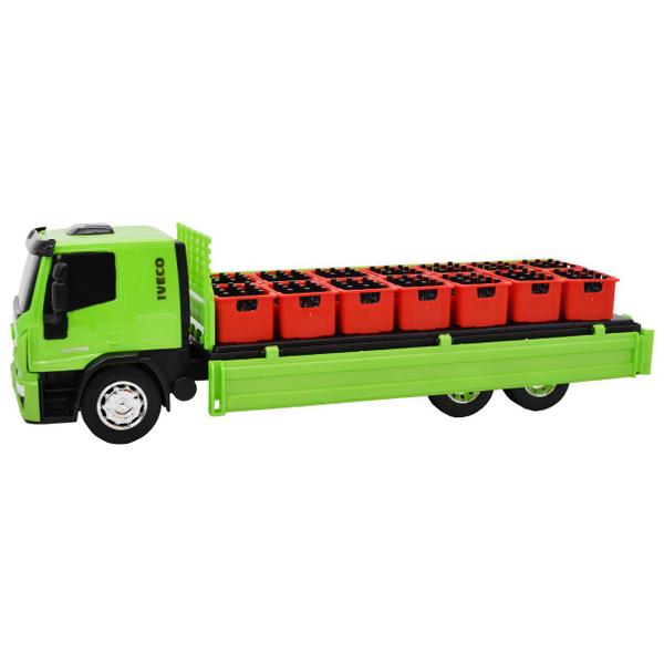 Caminhão de Brinquedo Iveco Tector Dropside Caixas Bebidas Infantil - Usual Imagem de Caminhão de Brinquedo Iveco Tector Dropside Caixas Bebidas Infantil - Usual