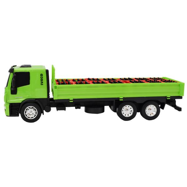 Caminhão de Brinquedo Iveco Tector Dropside Caixas Bebidas Infantil - Usual Imagem de Caminhão de Brinquedo Iveco Tector Dropside Caixas Bebidas Infantil - Usual