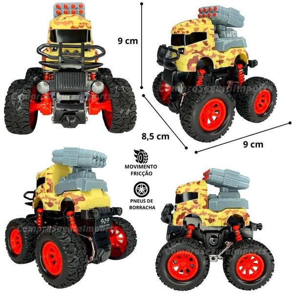 Caminhão De Brinquedo Militar Rodas A Fricção - Marrom - Europio Imagem de Caminhão De Brinquedo Militar Rodas A Fricção - Marrom