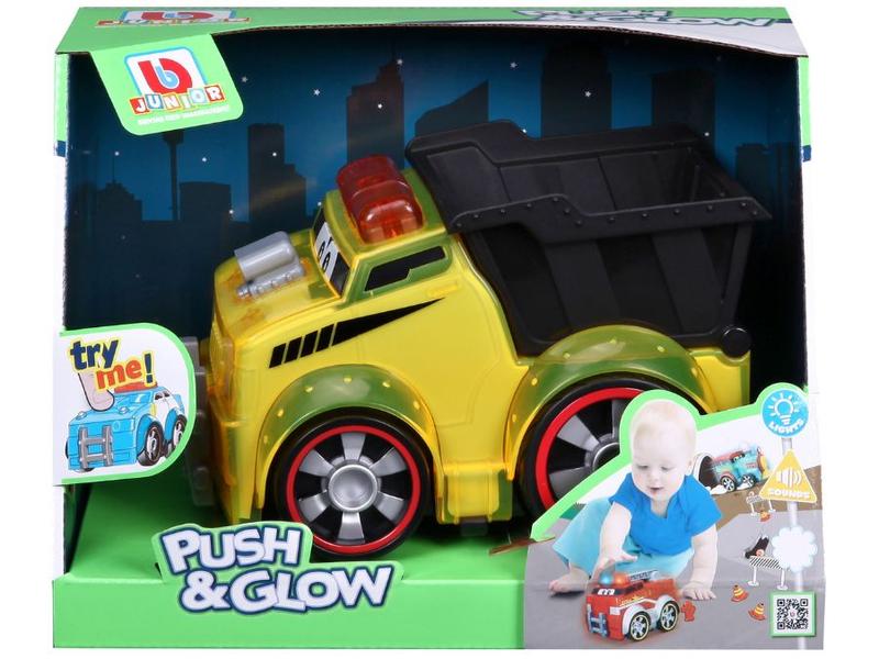 Imagem de Caminhão de Brinquedo Miniatura Push Glow