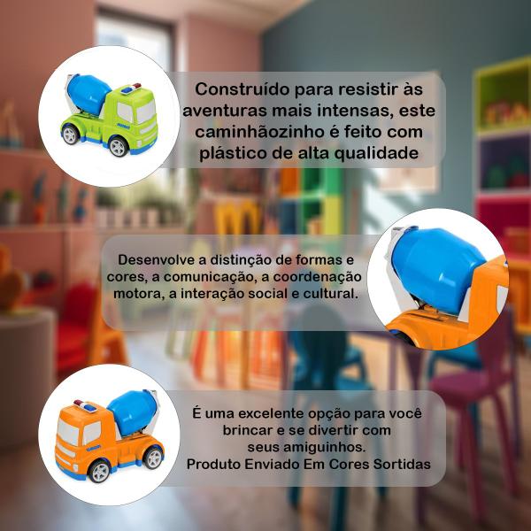 Imagem de Caminhão De Brinquedo Road Company Infantil Betoneira Carrinho