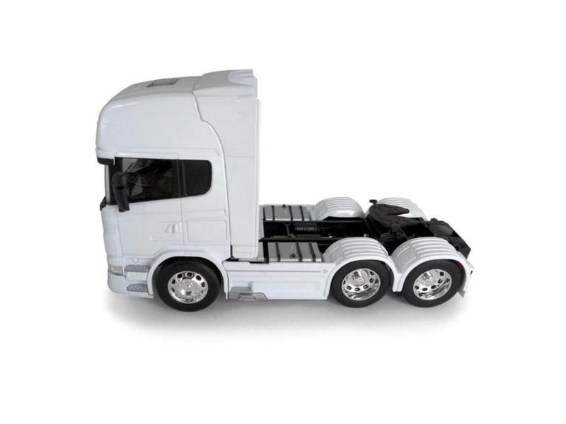 Imagem de Caminhão De Ferro Miniatura Scania V8 R730 Trucado 1:32 Welly