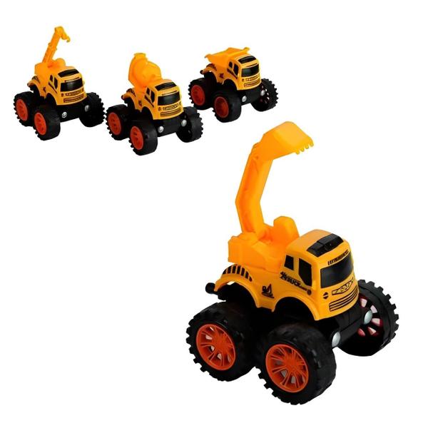Caminhão de Fricção 4x4 brinquedo de Construção Criativo - Filó Modas Imagem de Caminhão de Fricção 4x4 brinquedo de Construção Criativo