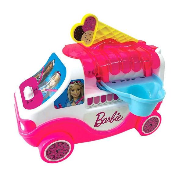 Imagem de Caminhão De Sorvete Da Barbie Faz Sorvete de Verdade - Fun