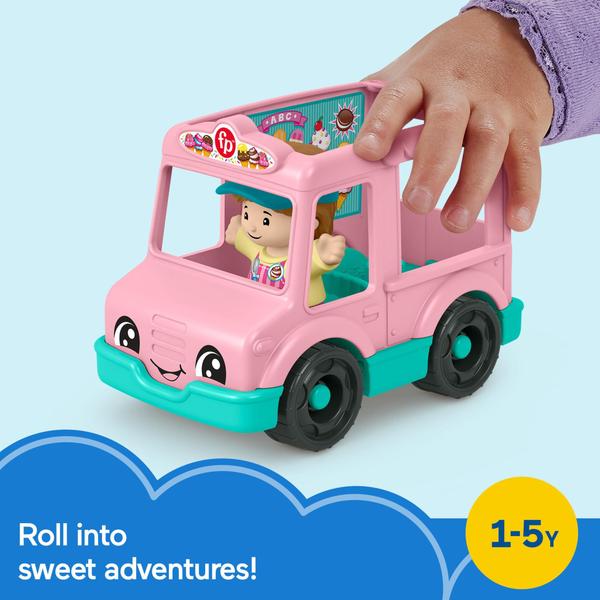 Imagem de Caminhão de sorvete de brinquedo Fisher-Price Little People com mais de 1 ano