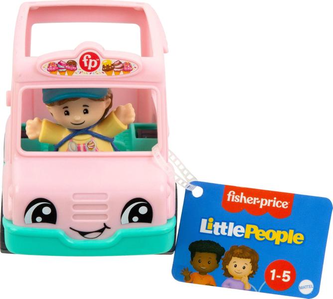 Imagem de Caminhão de sorvete de brinquedo Fisher-Price Little People com mais de 1 ano