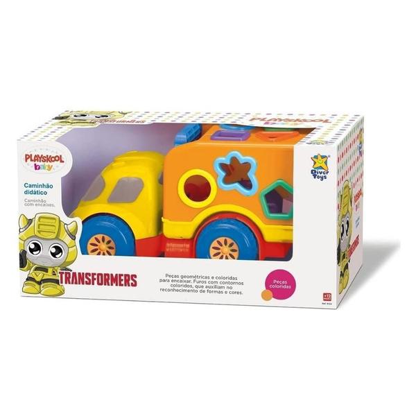 Imagem de Caminhão Didático Educativo Encaixar Playskool Transformers