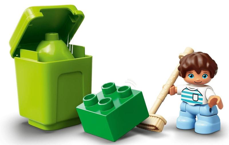 Imagem de Caminhão do Lixo e Reciclagem Lego Duplo