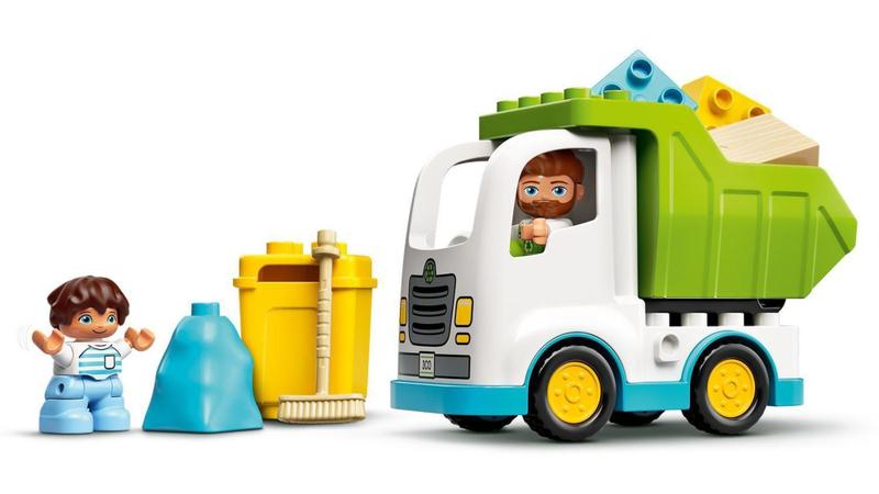 Imagem de Caminhão do Lixo e Reciclagem Lego Duplo