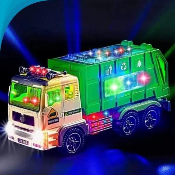 Caminhão Ecológico Educativo Infantil Brinquedo Com Luzes E Som Exclusivo Garantido - Zonne Imagem de Caminhão Ecológico Educativo Infantil Brinquedo Com Luzes E Som Exclusivo Garantido
