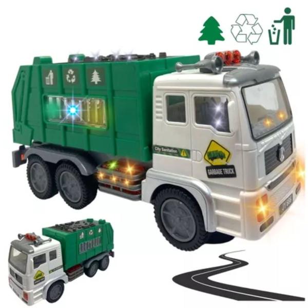 Caminhão Ecológico Educativo Infantil Brinquedo Com Luzes E Som Exclusivo Garantido - Zonne Imagem de Caminhão Ecológico Educativo Infantil Brinquedo Com Luzes E Som Exclusivo Garantido
