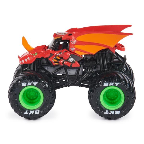 Imagem de Caminhão fundido sob pressão Monster Jam Dragonoid Série 33 em escala 1:64