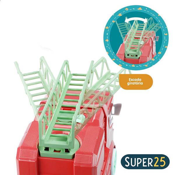 Imagem de Caminhão Infantil Baby Truck Bombeiro 0220 - Roma Brinquedos