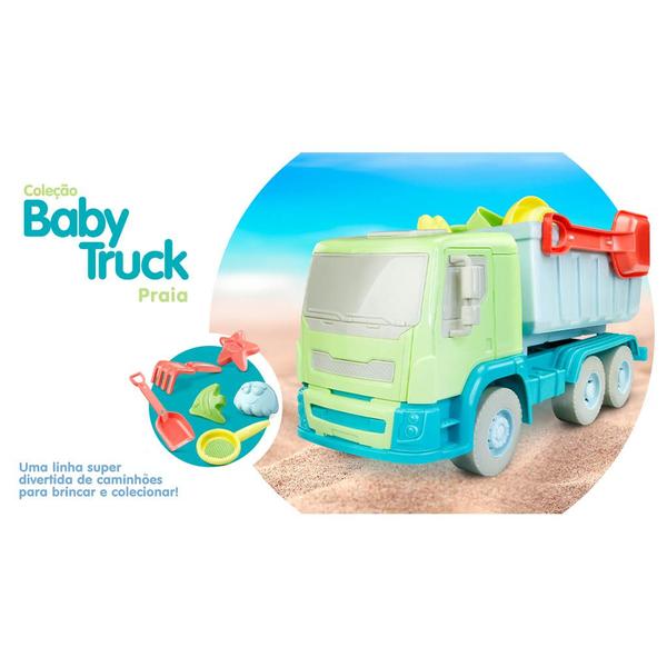 Imagem de Caminhão Infantil Baby Truck Praia Areia C/ 8 Aces. - Roma