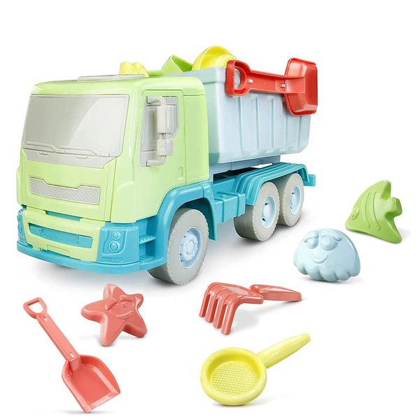 Caminhão Infantil Baby Truck Praia Areia C/ 8 Aces. - Roma - Roma Brinquedos Imagem de Caminhão Infantil Baby Truck Praia Areia C/ 8 Aces. - Roma
