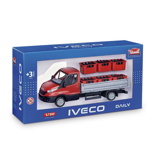 Imagem de Caminhão Iveco Daily Carroceria Bebidas Brinquedo Infantil