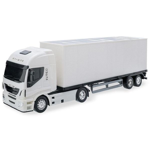 Caminhão Iveco Hi-way Baú 339 Branco - Usual Imagem de Caminhão Iveco Hi-way Baú 339 Branco - Usual