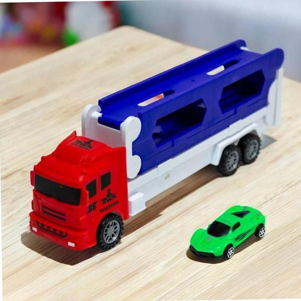 Caminhão Lançador Monster Truck Com 1 Carrinho ZBN0217 Art Brink Imagem de Caminhão Lançador Monster Truck Com 1 Carrinho ZBN0217 Art Brink