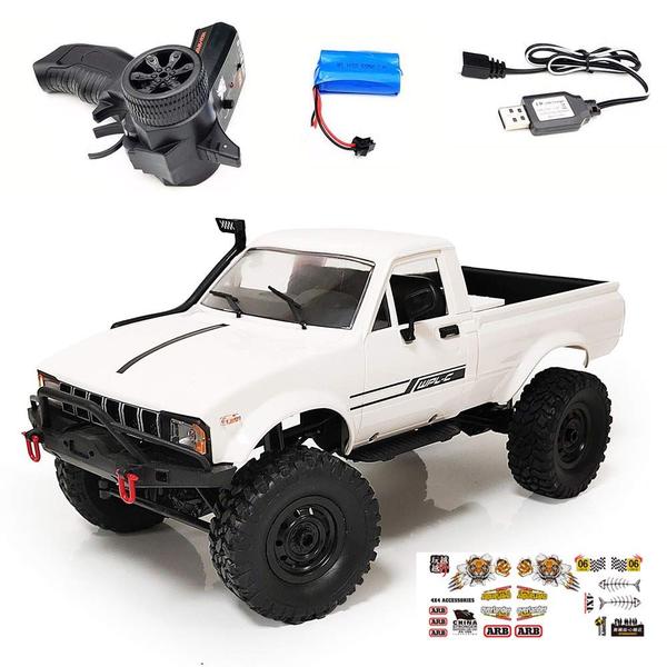 Imagem de Caminhão off-road RC Car Crawler C24-1 4WD com farol 1/16