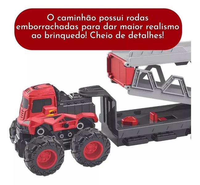 Caminhão Racing Club Pista Carrinhos E Lançador - ZoopToys Imagem de Caminhão Racing Club Pista Carrinhos E Lançador - ZoopToys