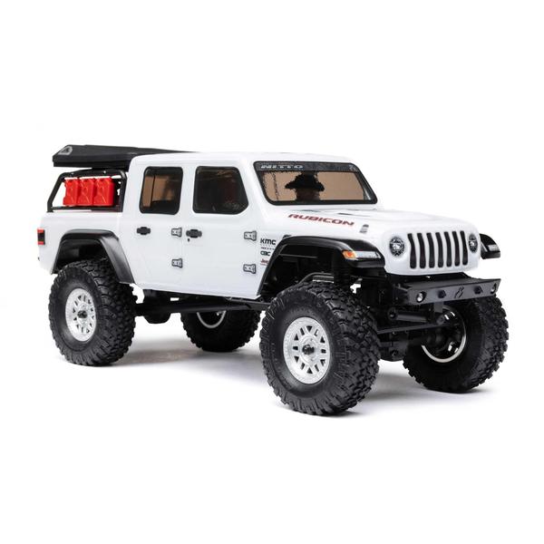 Imagem de Caminhão RC Axial SCX24 Jeep Gladiator 4WD Rock Crawler RTR Branco