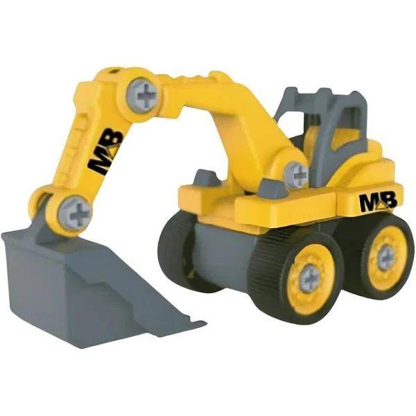 Caminhao Retroescavadeira Monta e Desmonta 22 Peças Polibrinq BM025 Imagem de Caminhao Retroescavadeira Monta e Desmonta 22 Peças Polibrinq BM025