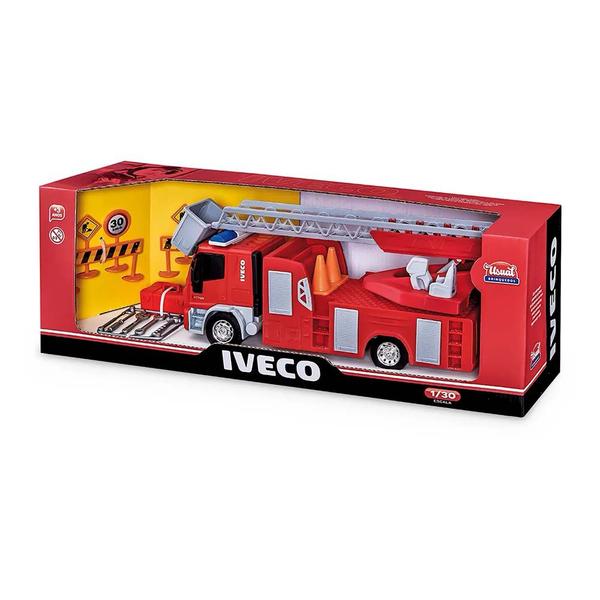 Imagem de Caminhão Roda Livre - Iveco Tector Bombeiro - Usual Brinquedos