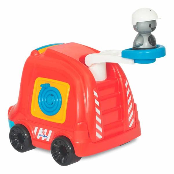 Imagem de Caminhão Roda Livre - Truckids Bombeiro - Mercotoys