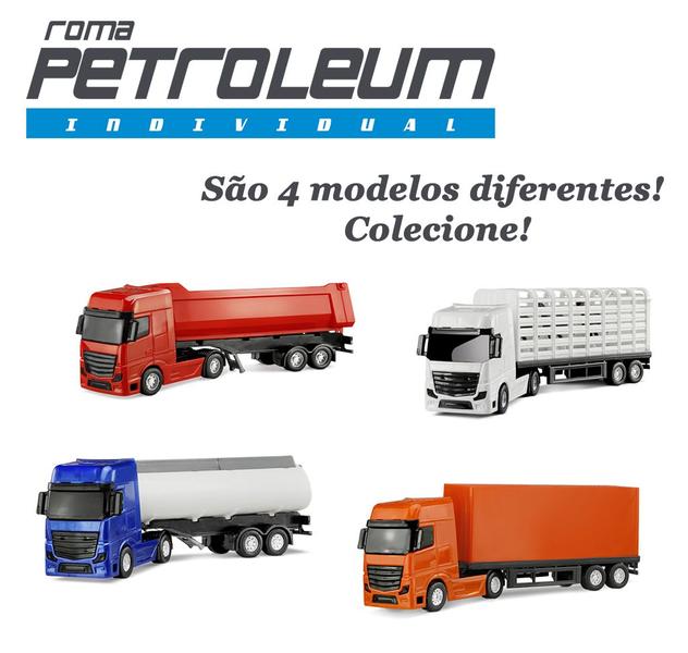 Caminhão Roma Petroleum Carreta Individual - 1/43 - Roma - Roma Brinquedos Imagem de Caminhão Roma Petroleum Carreta Individual - 1/43 - Roma