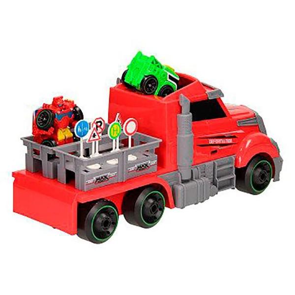 Imagem de Caminhão Transformável Red Truck Max Robot 2 Em 1 L017-18