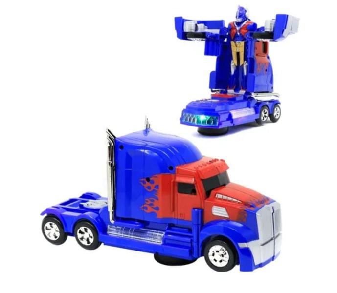 Imagem de Caminhão Transformers Optimus Prime Pilha Vira Robô Som Luz