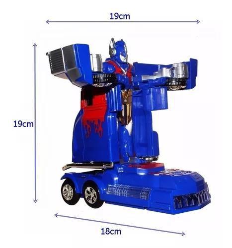 Imagem de Caminhão Transformers Vira Robo Optimus Prime Som E Luz
