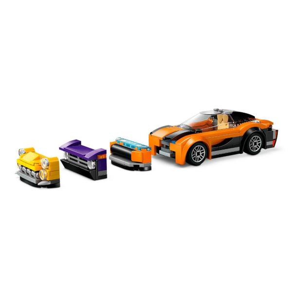 Imagem de Caminhão Transportador de Carros com Carros Esportivos Lego City