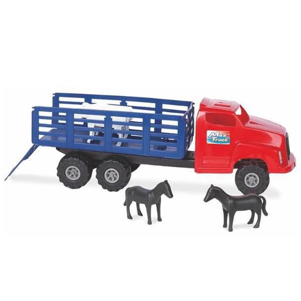 Imagem de Caminhão Truck Boiadeiro 39cm Grande Brinquedo Infantil