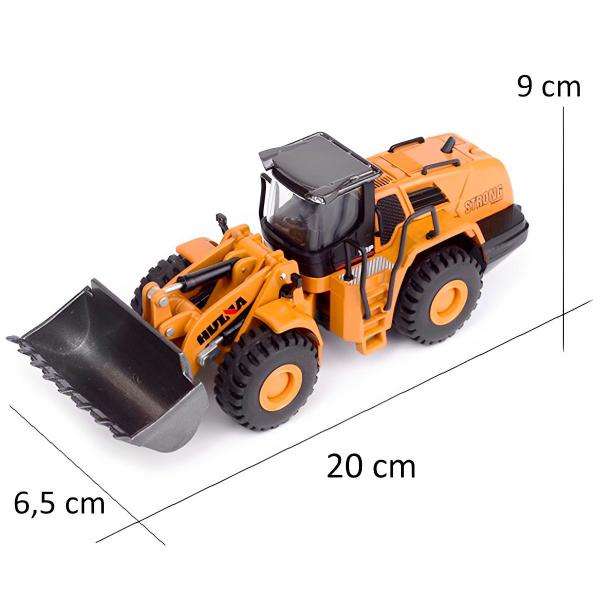 Imagem de Caminhão Truck Brinquedo Maquina Basculante Original Trator Escavadeira Articulavel Miniatura