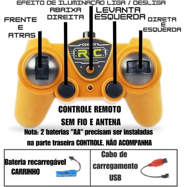 Imagem de Caminhão Truck Controle Remoto Recarregável Mod:Betorneira