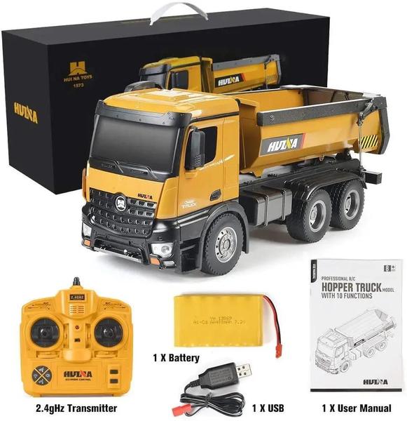 Caminhao Truck De Controle Remoto Huina 1573 Rc 10 1/14 - Caminhão