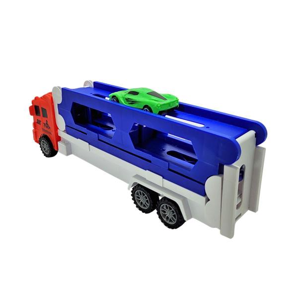 Imagem de Caminhao Truck Pista com Lancador de Carrinho Art Brink Brinquedo Infantil Recreativo