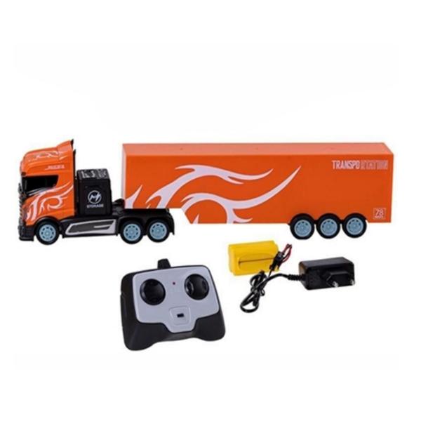 Imagem de Caminhão Truck Service com controle remoto 45 cm recarregável - CKS Toys - 7894383150079