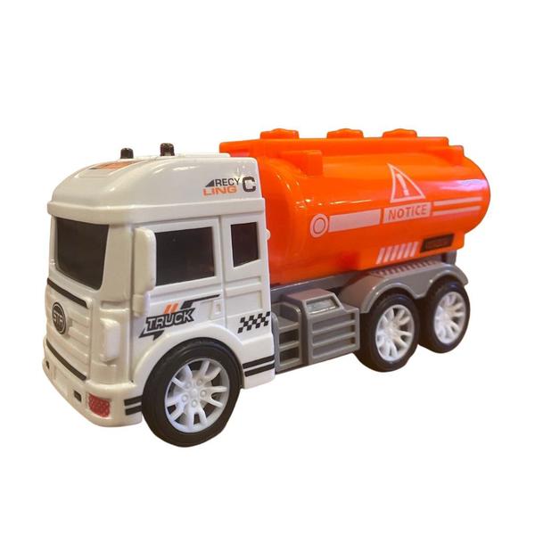 Imagem de Caminhão Truke De Contrução Tanque Laranja Com Fricção  000984 - Shiny Toys