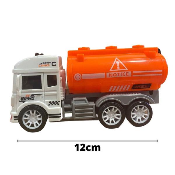 Imagem de Caminhão Truke De Contrução Tanque Laranja Com Fricção  000984 - Shiny Toys