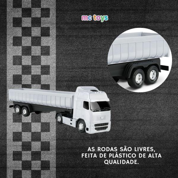 Caminhão Voyager Caçamba Basculante 42cm - Roma Brinquedos Imagem de Caminhão Voyager Caçamba Basculante 42cm - Roma Brinquedos