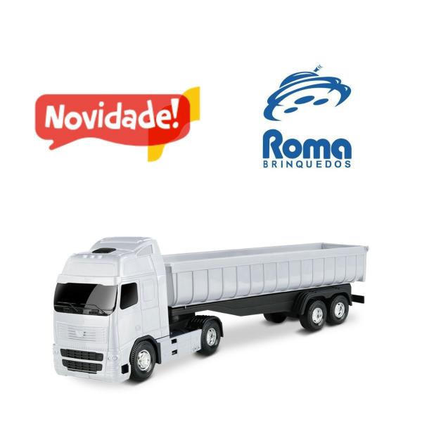 Imagem de Caminhão Voyager Caçamba Basculante 42cm - Roma Brinquedos