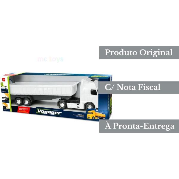Caminhão Voyager Caçamba Basculante 42cm - Roma Brinquedos Imagem de Caminhão Voyager Caçamba Basculante 42cm - Roma Brinquedos